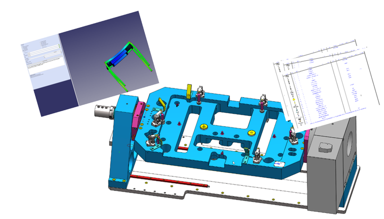 CAD-Konstruktion Stückliste FEM